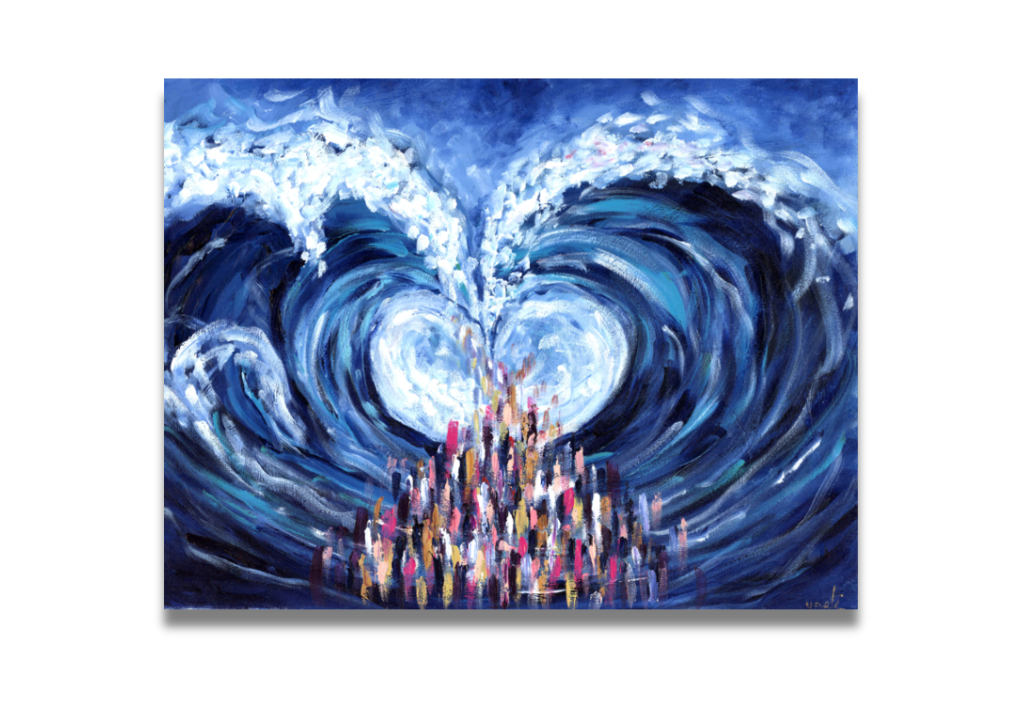 Crossing the Sea (Heart Edition) | Print Sale