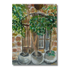 Watercolor tree painting 