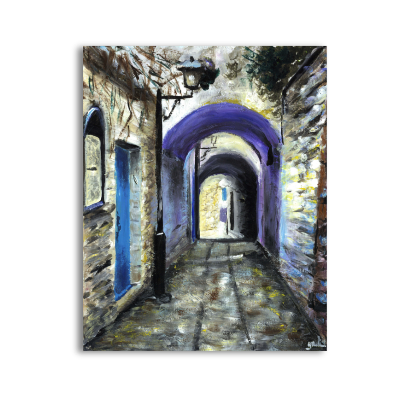 Blue Door in Tzfat