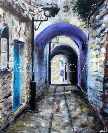 Blue Door in Tzfat