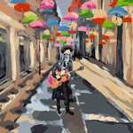 ATELIER | Colorful Umbrellas Paint by Number
