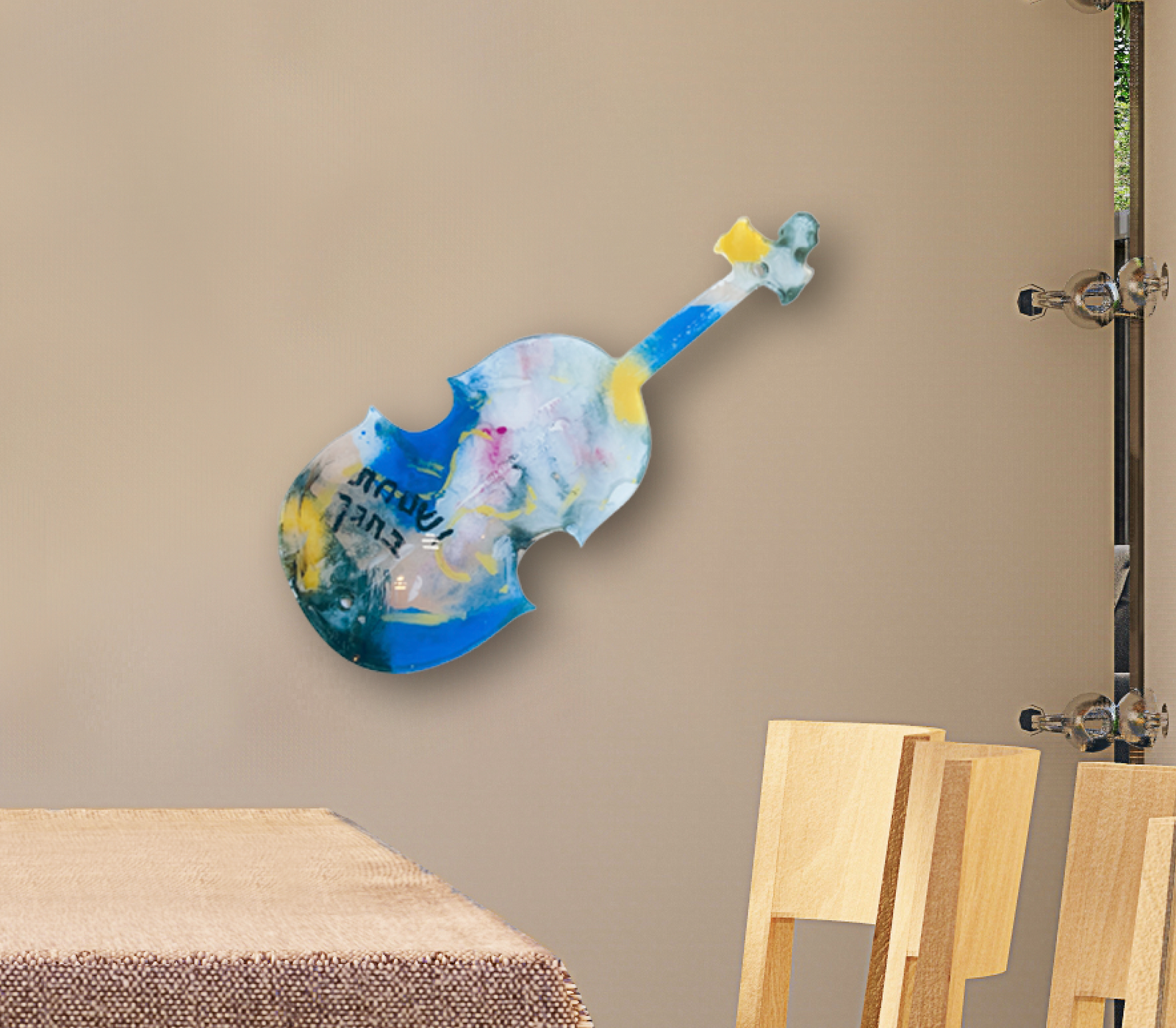 Sukkah Print | Acrylic Violin