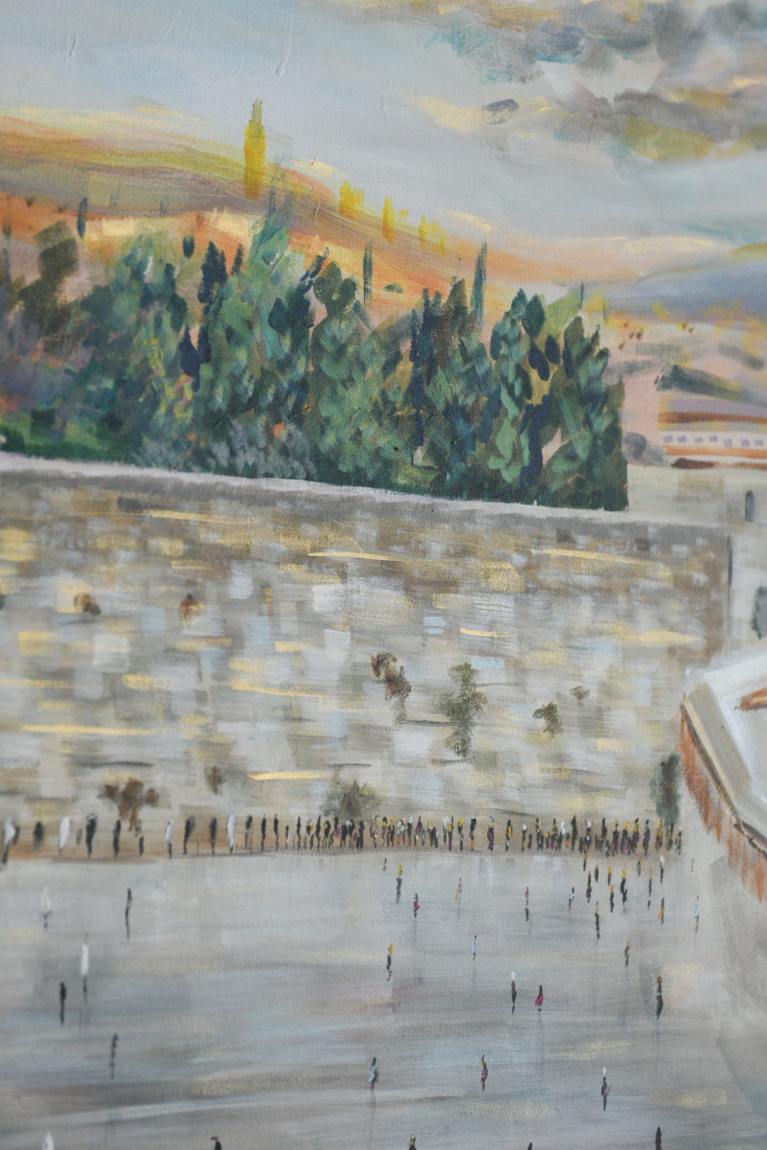 Kotel painting by Yaeli Vogel