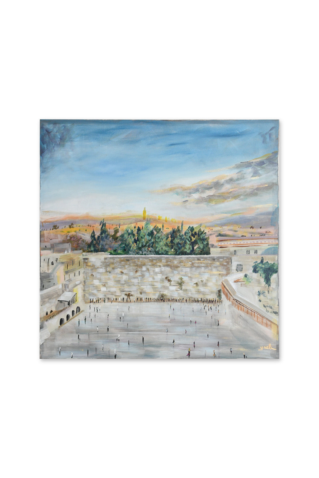 Kotel painting by Yaeli Vogel