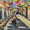 Colorful umbrellas
