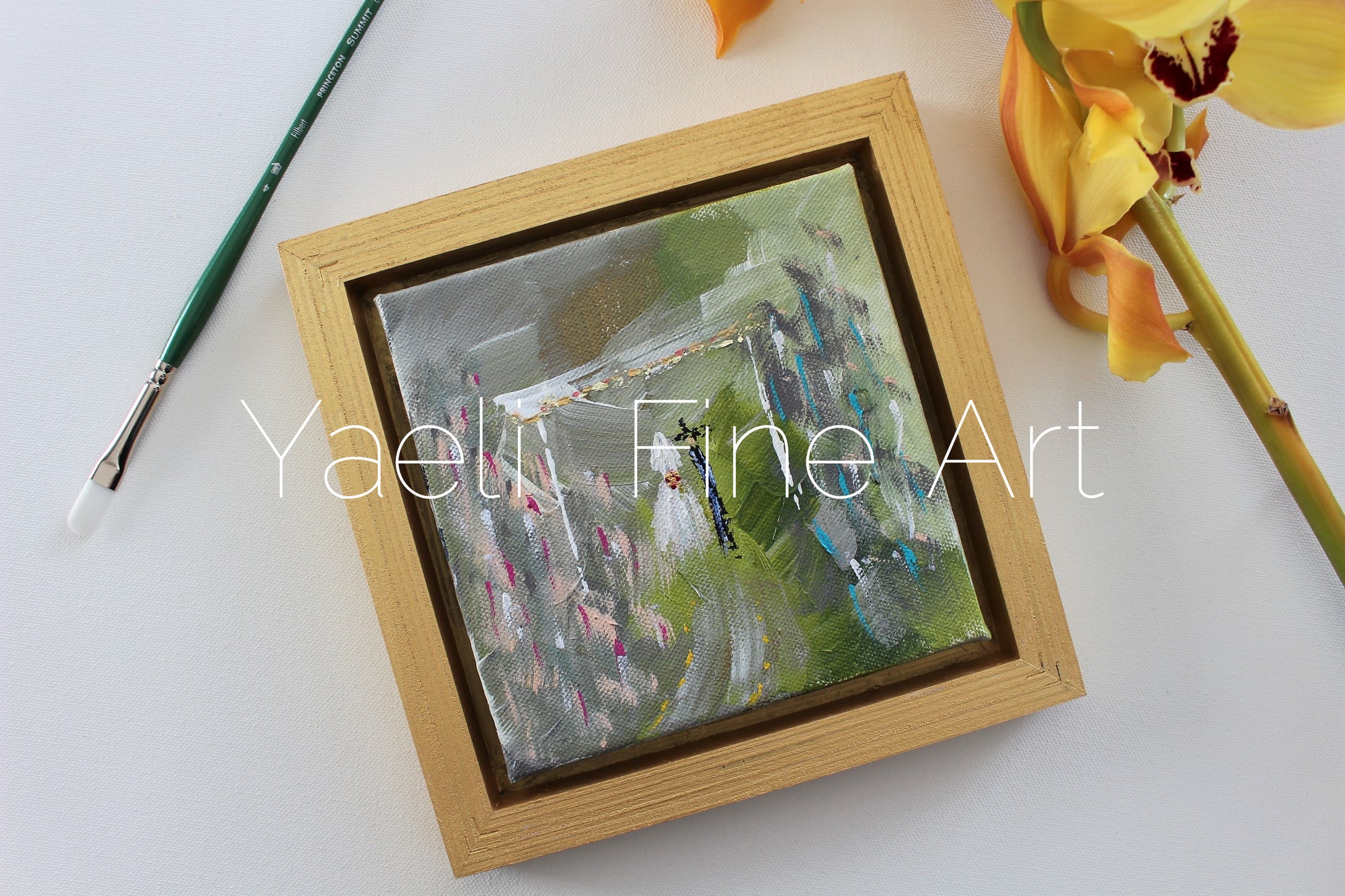 Full framed chuppah painting