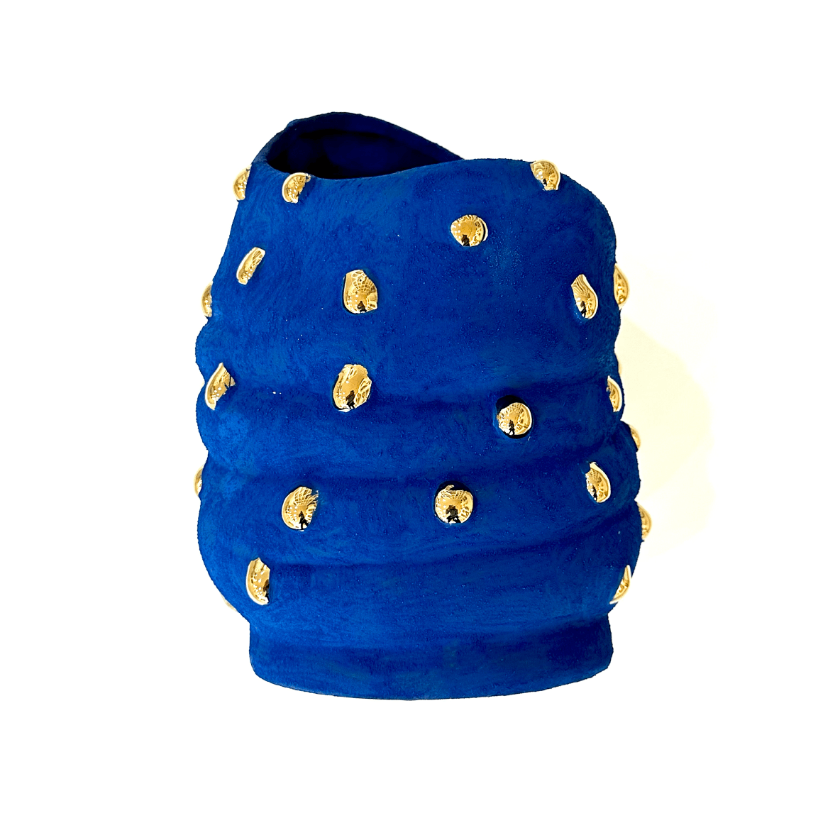 Blue Beehive Vase